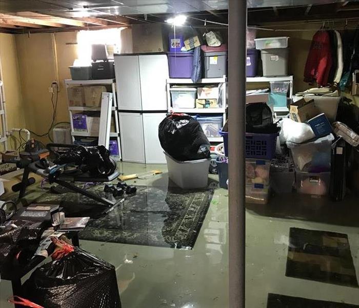 sump pump failure-flooded basement